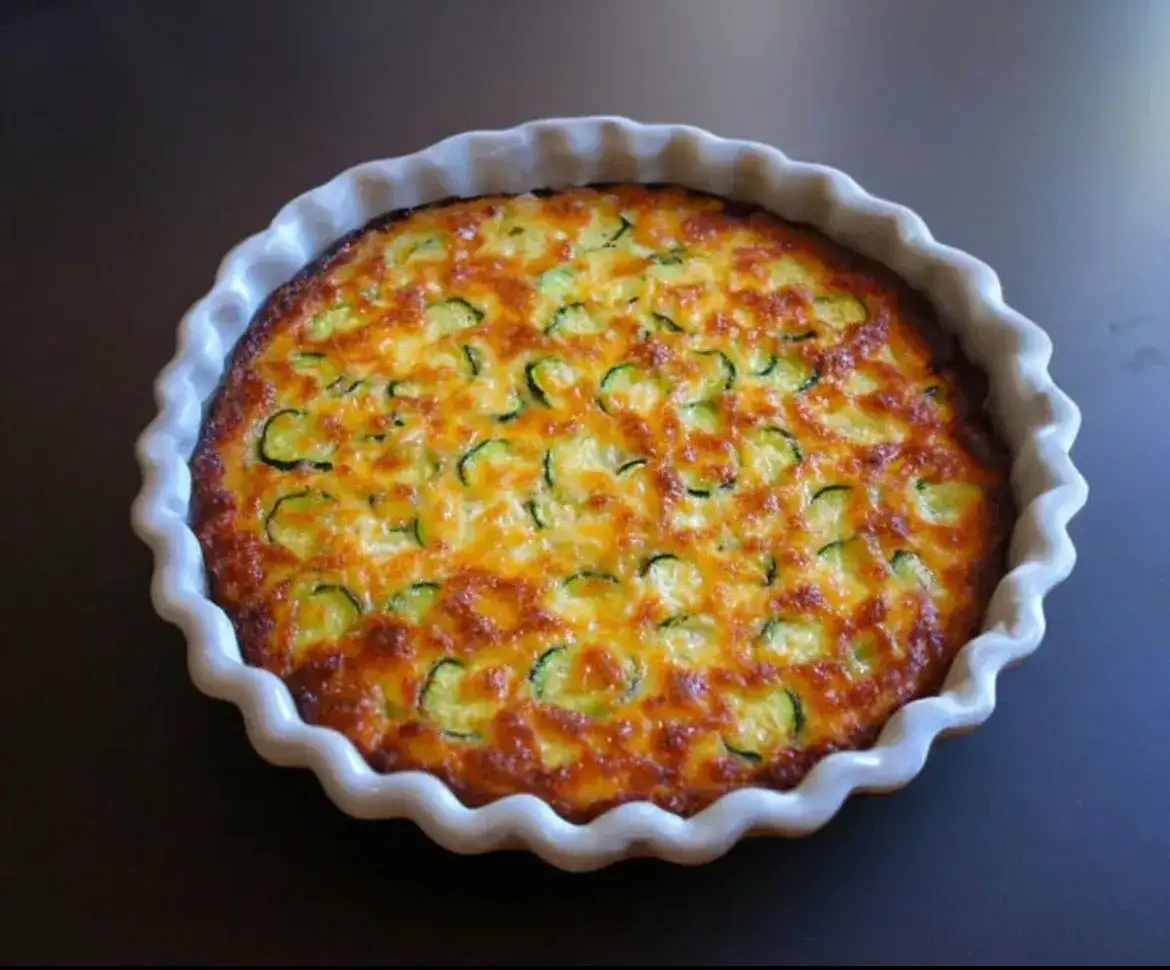 Clafoutis de courgettes au parmesan