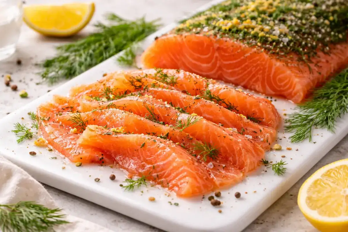 Saumon gravlax